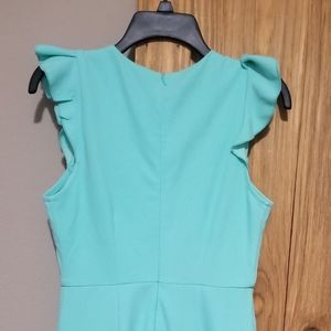 Mint pink lily dress worn once